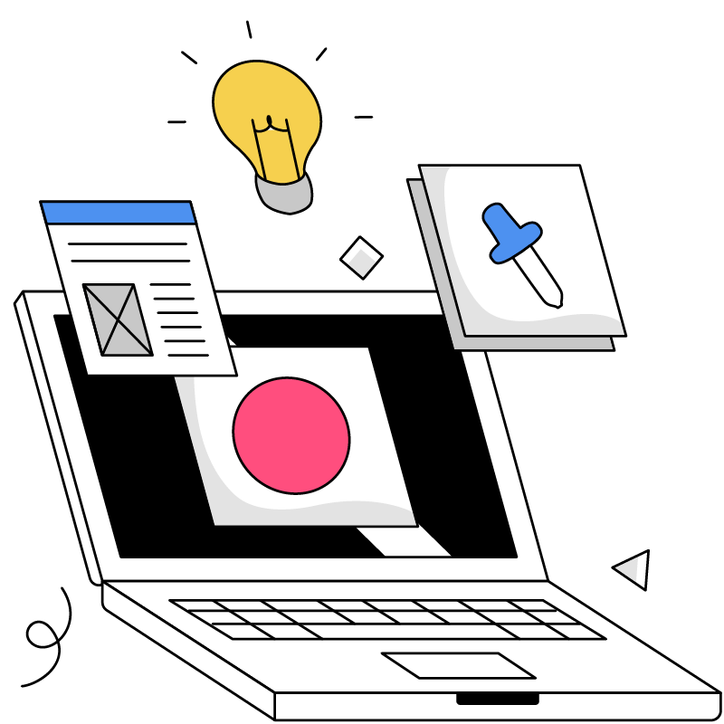 vector image of laptop vector image of laptop